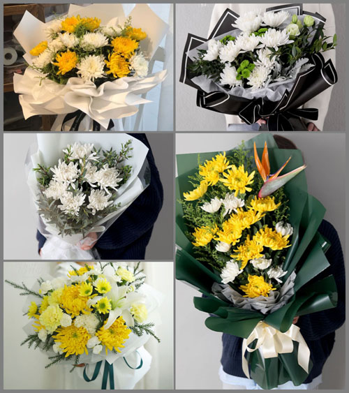 云南文山州广南县旧莫乡白事花束代送